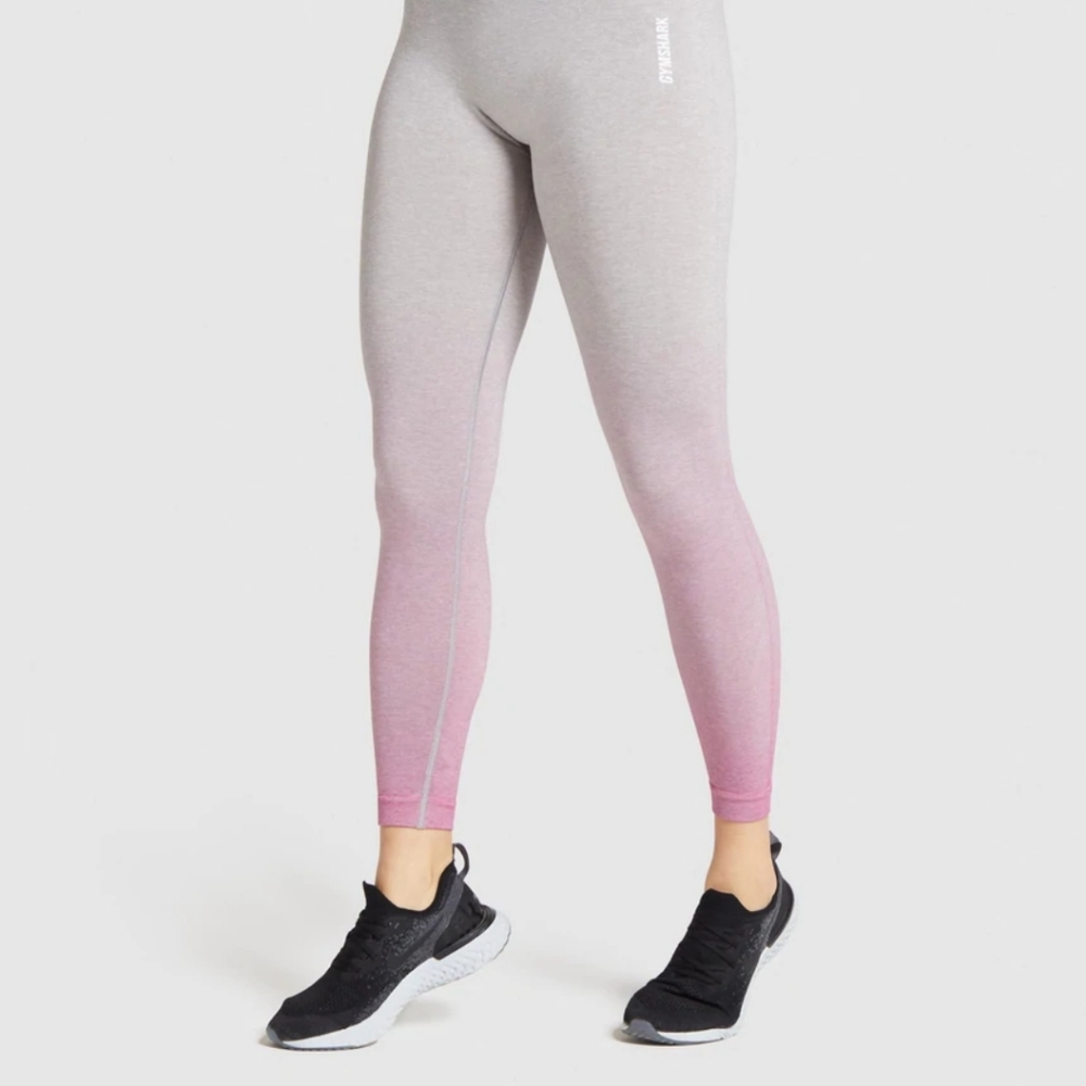 Gymshark size L leggings pink ombre